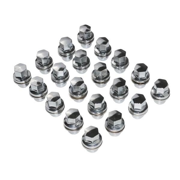 Fälgnut, 22 mm huvud, 22,5 mm skaft, M14 x 1,5 gängstorlek, kompatibel med Land Rover Discovery 3-5, Range Rover Sport