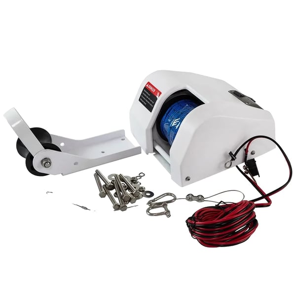 Ankerwinch, Elektrisk Betjening, Trådløs Fjernbetjening,12V 25LBS