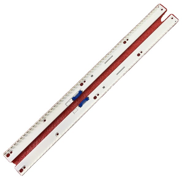 LED-baggrundsbelysning til 49-tommers fjernsyn, 533 mm længde, gennemsnitlig levetid 100.000 timer, DC-strømkilde, SMD-stripe type