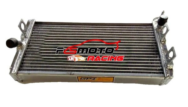 Radiator, legering af aluminium konstruktion, øget kølekapacitet, skræddersyet til Yamaha TZ250 modeller, TIG-svejset for holdbarhed