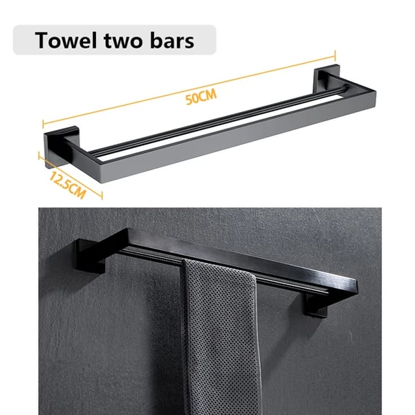 Badrumsutrustning, Väggmonterad Handdukshållare, Modern Design,002FB