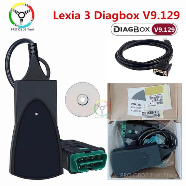 Diagnosverktyg, Diagbox V9.91, Kompatibilitet med flera märken, Lexia J2534