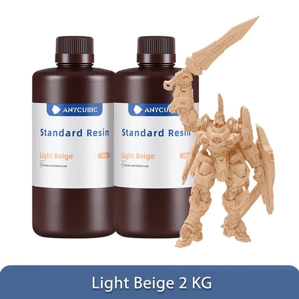 3D Print Harpiks, Hurtig Hærdning, Høj Præcision,2KG Lys Beige