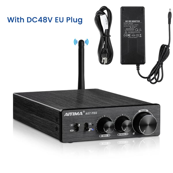 Bluetooth-vahvistin, suuri teho, säädettävät taajuudet, A07 Pro 48V EU
