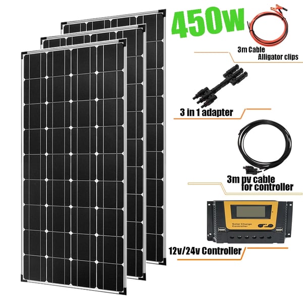 Solpanel Kit, Høj Effektivitet, Alsidige Anvendelser,450w kit