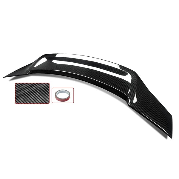 Bagagerumsspoiler, Perfekt pasform til E-Class W213, Forbedrer sporty udseende,kulstof look