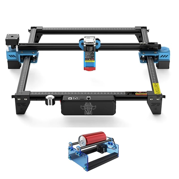 Lasergravering Maskine, Wi-Fi Forbindelse, Alsidig Materiale Kompatibilitet,EU, Sæt 1, TTS-55 Pro 40W