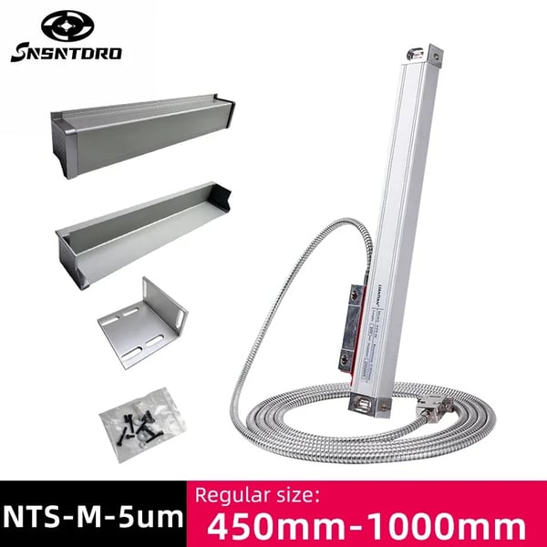 Korkean tarkkuuden lineaarinen lasiskaala, 450-1000 mm matkalla, TTL-lähtö,500mm matkustaa