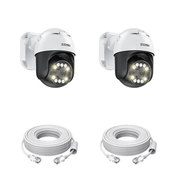 Valvontakamera, 5MP, AI-ajoneuvotunnistus,5MP 2PK