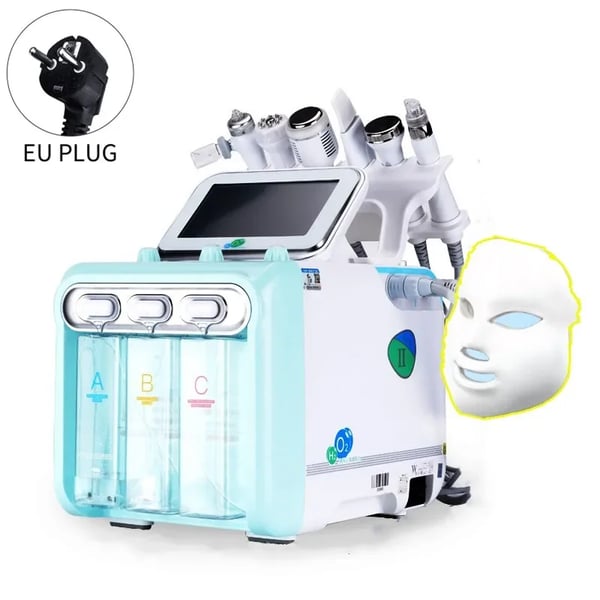 7 in 1 Hydra Dermabrasion -laite, ihon uudistaminen, kosteuden säilyttäminen,EU-liitin
