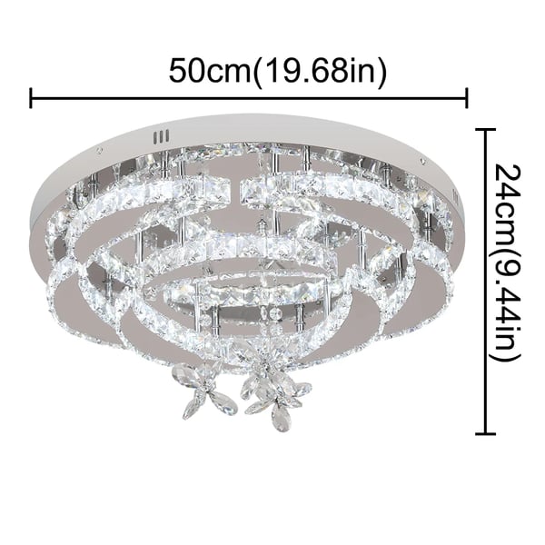 Kronljus, Modern Design, Dimbar LED-belysning,Ljusstyrka dimming-a, stil 2-c