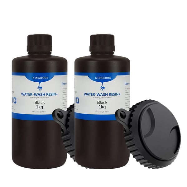 3D-printingharpiks, vandvaskefunktion, høj kvalitet prints,2KG Sort