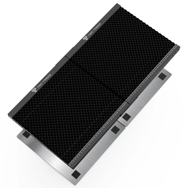 Arbetsbord, Honungskakstruktur, Kompatibel med CNC- och lasermaskiner,300x600x22mm, kit-c