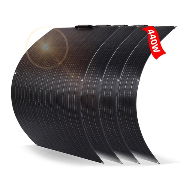 Flexibel Solpanel, Hög Effektivitet, Monokristallin Silikon, 440W ETFE PANEL