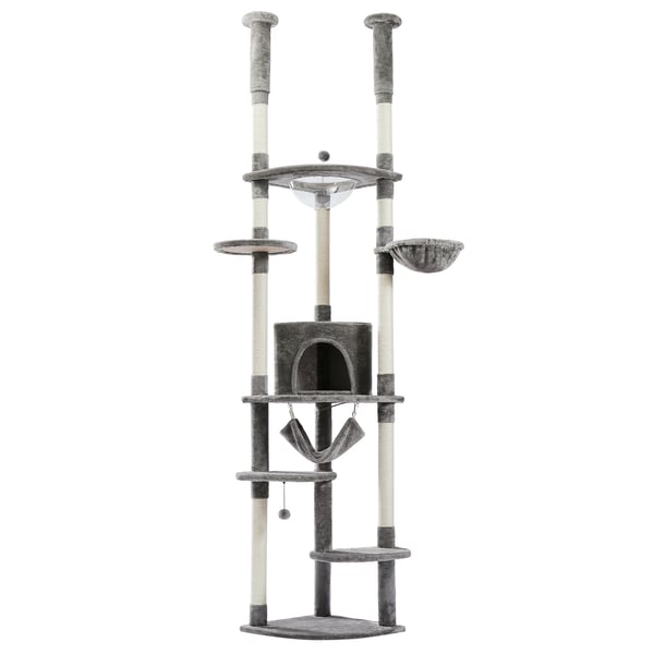 Kattetårn, Justerbar Højde, Robust Design,AMT0119GY-HW