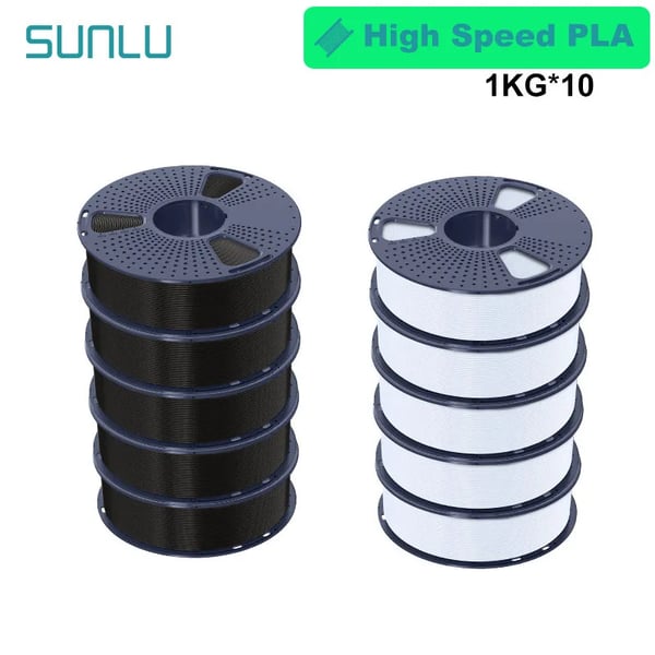 3D-printer filament, højhastighedsudskrivning, anti-strengning funktioner,Høj Hastighed PLA BK WT