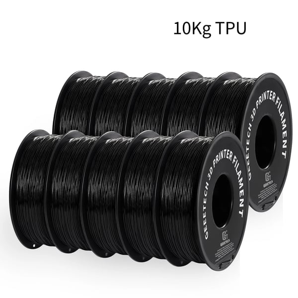 TPU Filament, 1,75 mm Diameter, Ikke-giftig og Fleksibel,sort