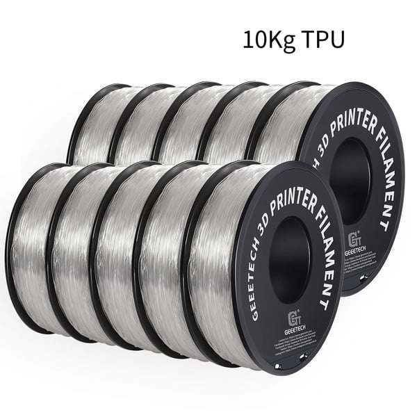 TPU Filament, 1,75 mm Diameter, Ikke-giftig og Fleksibel,Gennemsigtig