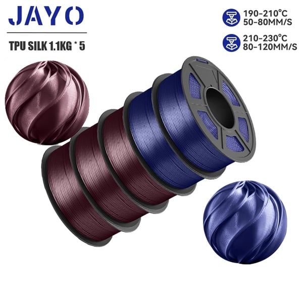 3D-printer filament, TPU-materiale, høj udskriftskvalitet,TPUSILK 3DB2BD-5.5KG