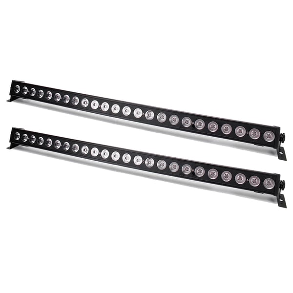 Väggtvättarlampor, 60W LED, RGB belysningseffekter,2Pcs, EU-kontakt