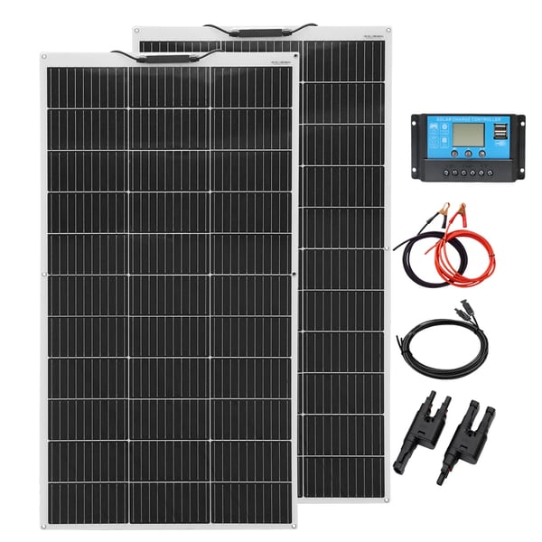Solpanel Kit, Høj Effektivitet, Letvægtsdesign,12V 24V 240W