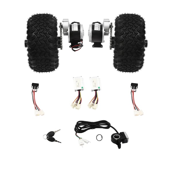 Air Wheel Konverteringssats, 250W eller 350W Strömalternativ, 10-tums Hjuldiameter, 24V 250W