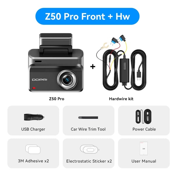 Dash Cam, 4K-tallennus, Yönäkö, 1-kanavainen n Hw, 128 Gt SD-kortti
