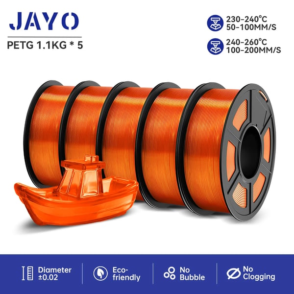 3D-printer filament, PETG, ingen bobler,PETG TPOR-5.5KG