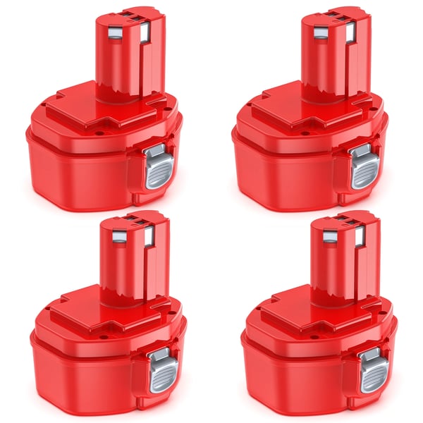 Ladattava akku, 5000mAh kapasiteetti, 14.4V jännite,4kpl 5000mAH