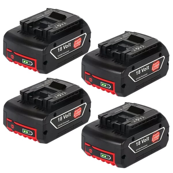 Vaihtobattery, 8000mAh kapasiteetti, yhteensopiva sähkötyökalumallien kanssa,4 Akku