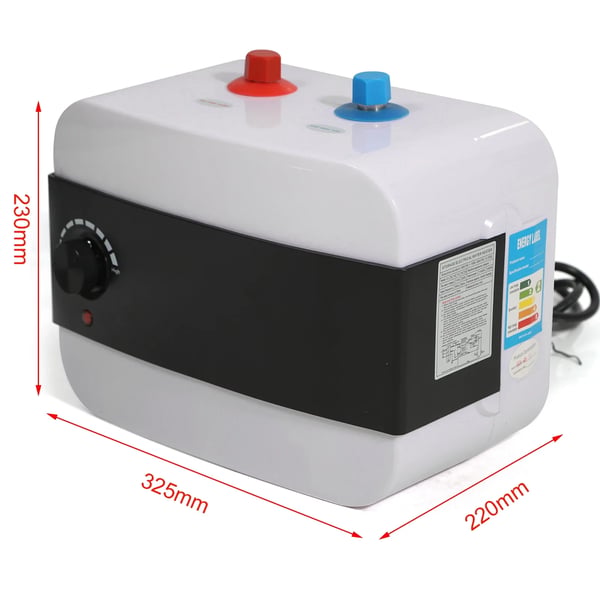 Elektrisk, 6L kapacitet, 1500W effekt, justerbar temperatur,Vandvarmer