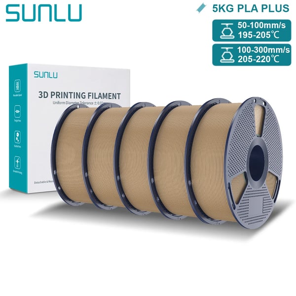 3D Filament, Miljøvenligt Materiale, Høj Styrke og Holdbarhed,5KG Okawood
