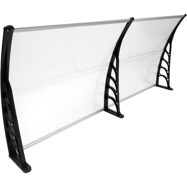 Dörröverbyggnad, Modern Design, Hållbar Konstruktion,Transparent svart