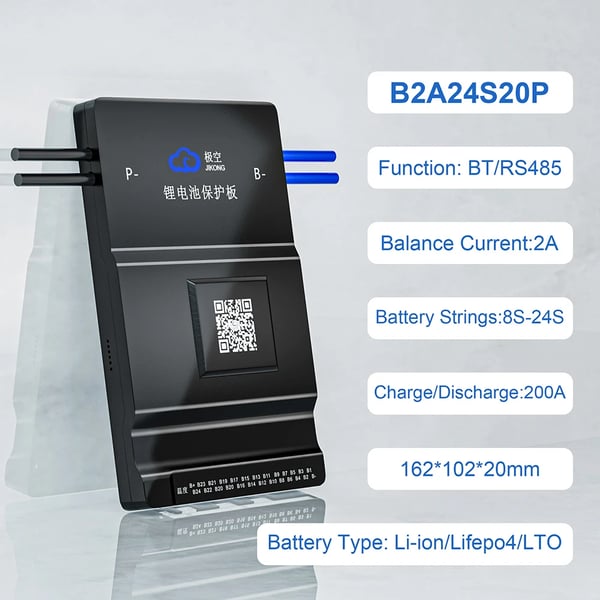 Batteristyringssystem, Aktiv Balance, Smart Overvågning,B2A24S20P