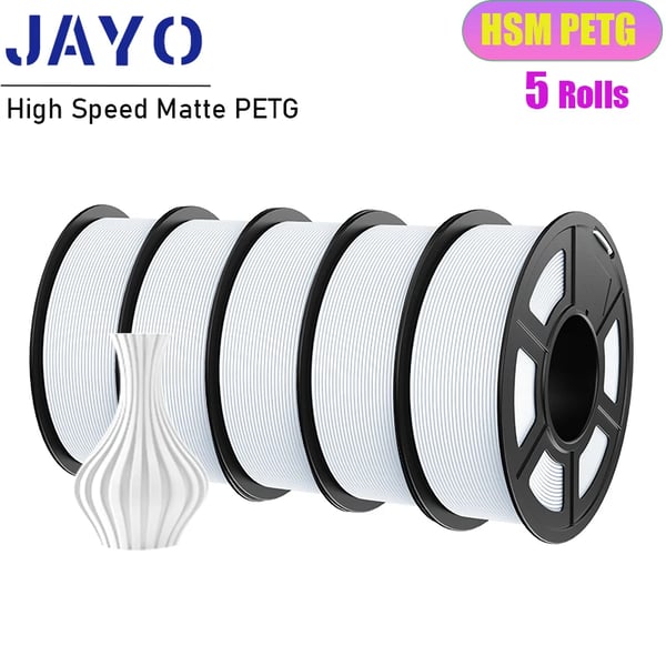 3D-skrivarfilament, 1,75 mm diameter, 330 m längd, hög slaghållfasthet, HS Matt PETG 5WT