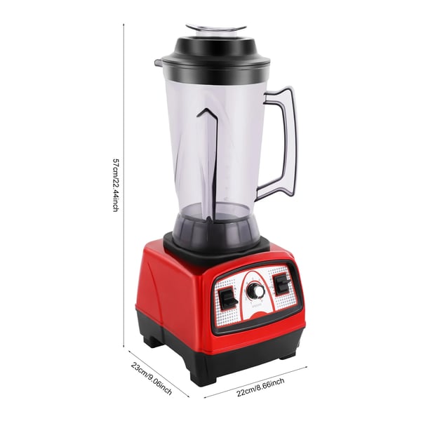 Bordsmixer, 2200W effekt, 9 hastighetsinställningar,Röd