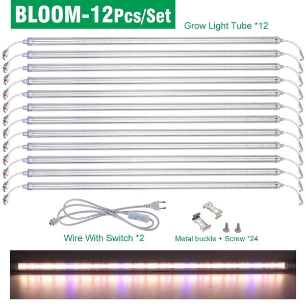 LED Växttub, Energisnål, Vattentålig Design,BLOOM, EU