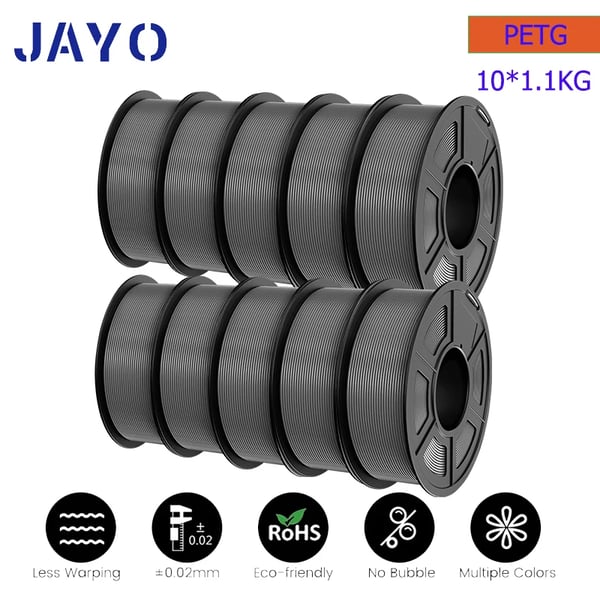3D Printer Filament, Højstyrke PETG, Ingen Bobler,PETG 10GY