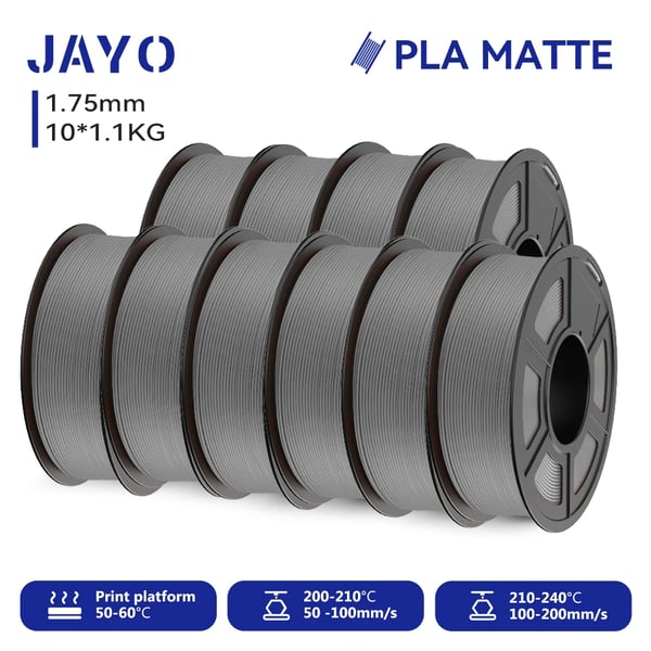 3D-printer filament, PLA-materiale, mat finish,PLA Mat 10GY