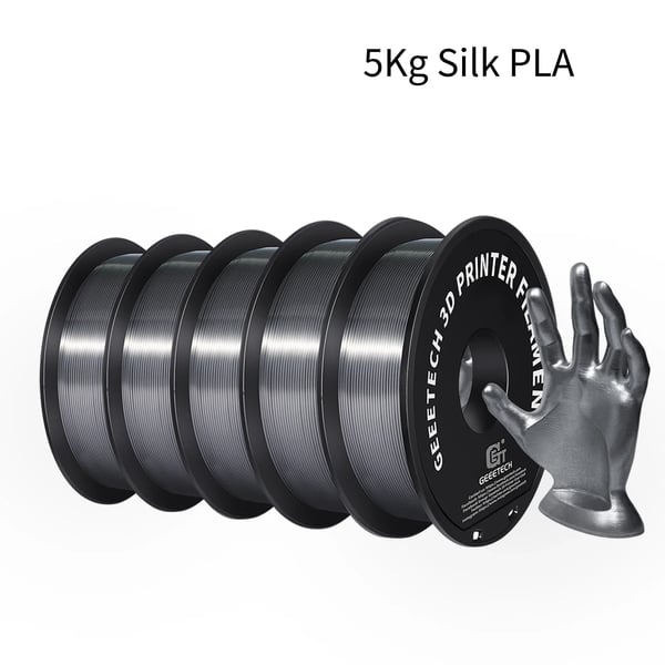 3D Filament, Høj Styrke, Miljøvenligt Materiale,Sølv