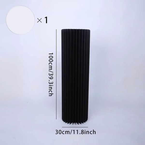 Pedestalstand, Elegant Design, Tilpasselige Muligheder,sort 100