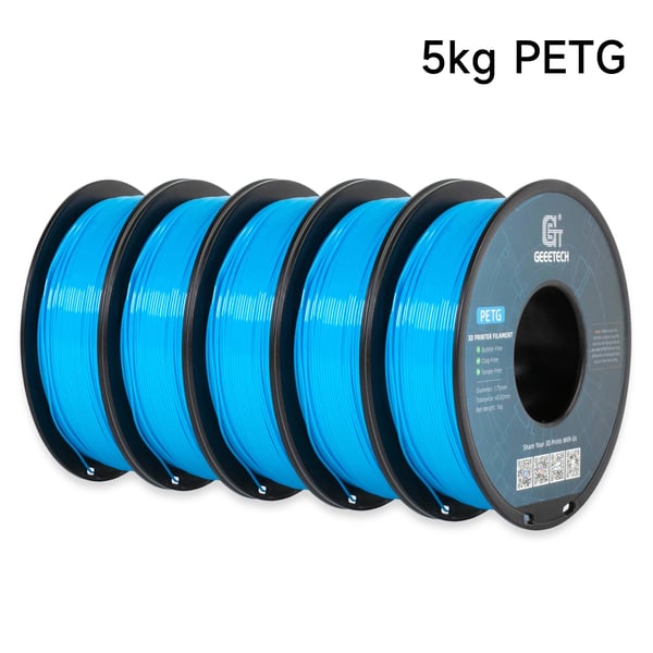 3D-printer filament, miljøvenlig PETG, boblefri printning,Vand Blå
