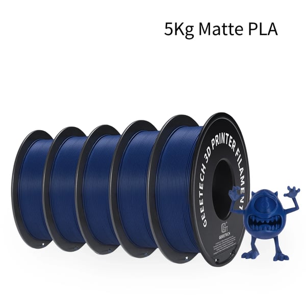 3D-printer filament, mat finish, nem at printe,Matte Marineblå