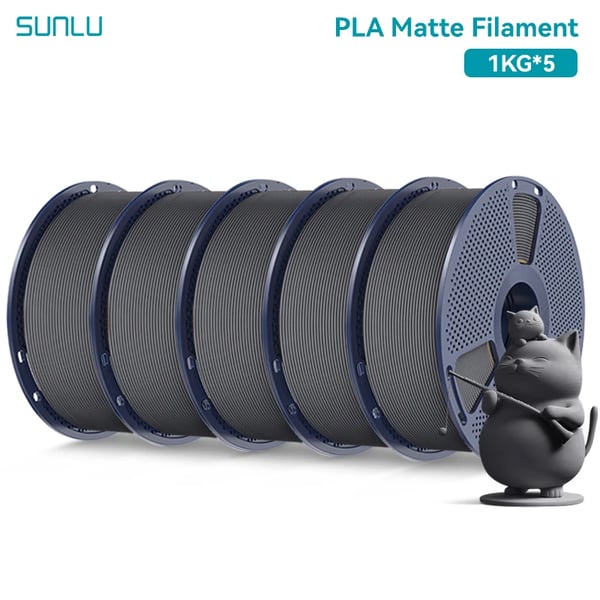 3D-tulostimen filamentti, PLA-materiaali, alhainen kutistuminen,Harmaa