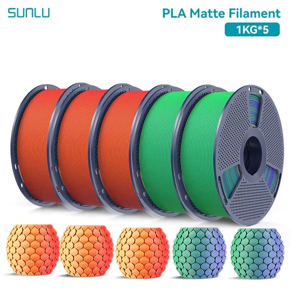 3D-tulostimen filamentti, matta pinta, siististi kierretty,2GNPP 3RDYL