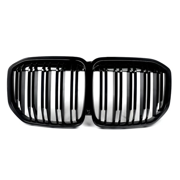 Framstötfångargrill, Direkt ersättning, Aggressiv design,glansig svart