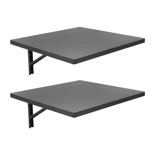 Fällbar Arbetsbänk, Väggmonterad Design, 230 kg Lastkapacitet,Svart
