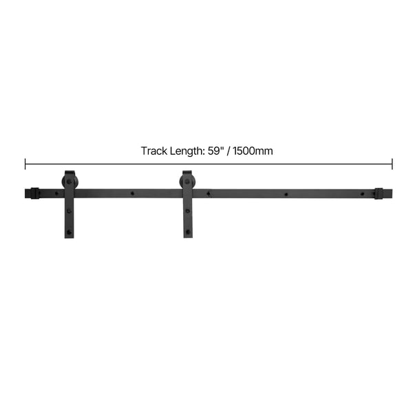 Skjutdörrsbeslag, 150 kg kapacitet, snabb installation,typ3