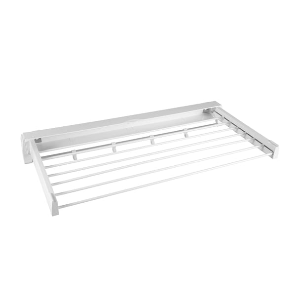 Klädtork, Platsbesparande Design, Hållbar Aluminiumkonstruktion,VIT