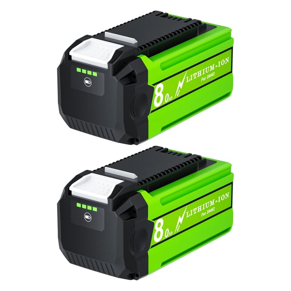 Ladattava akku, 8000mAh kapasiteetti, yhteensopiva 40V sähkötyökalujen kanssa,2 Akku